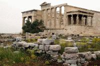 The ancient ruins of the Acropolis